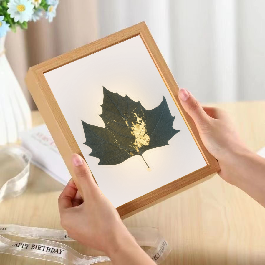 How Chinese Artisans Craft Sustainable Leaf Carving Portraits for Pets &amp; Couples – Eco Gift from China